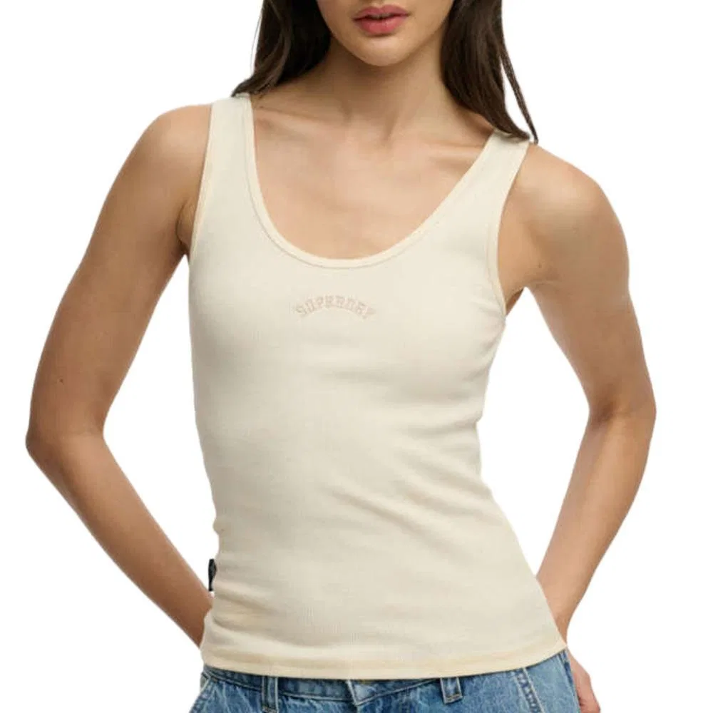 Женский топ без рукавов Superdry, Beige