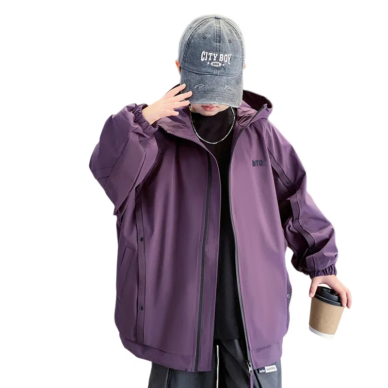 Детская куртка с капюшоном Lanza, Purple