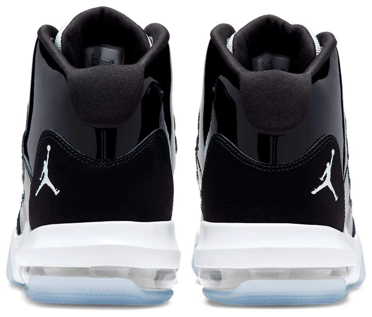 Детские баскетбольные кроссовки для мальчиков Jordan Max Aura, Black/White — фото 3
