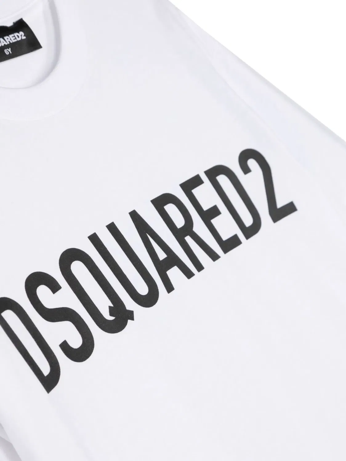 Футболка с логотипом на груди DSQUARED2, белый — фото 3