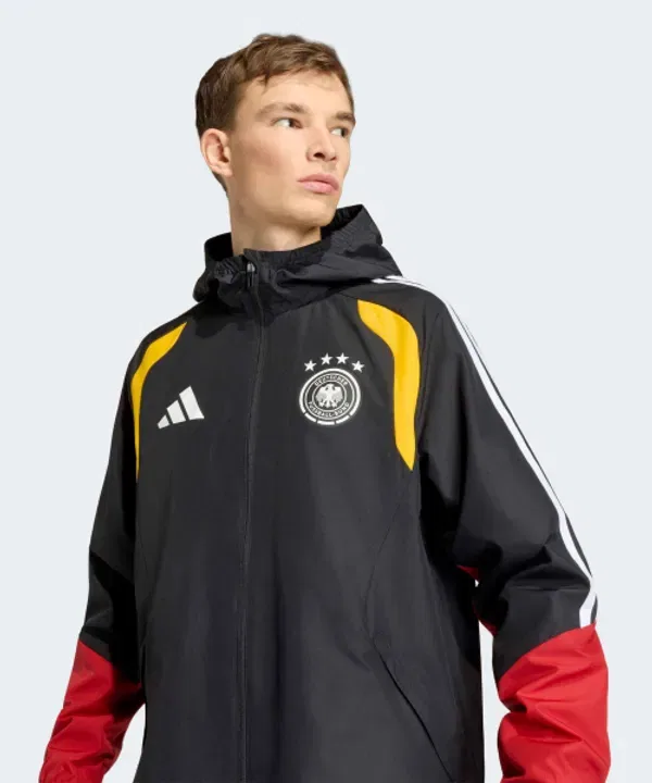 Нейлоновая куртка All Weather Adidas, черный — фото 3