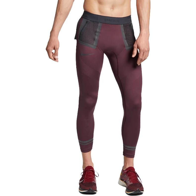 Спортивные брюки унисекс Nike, цвет Burgundy — фото 3