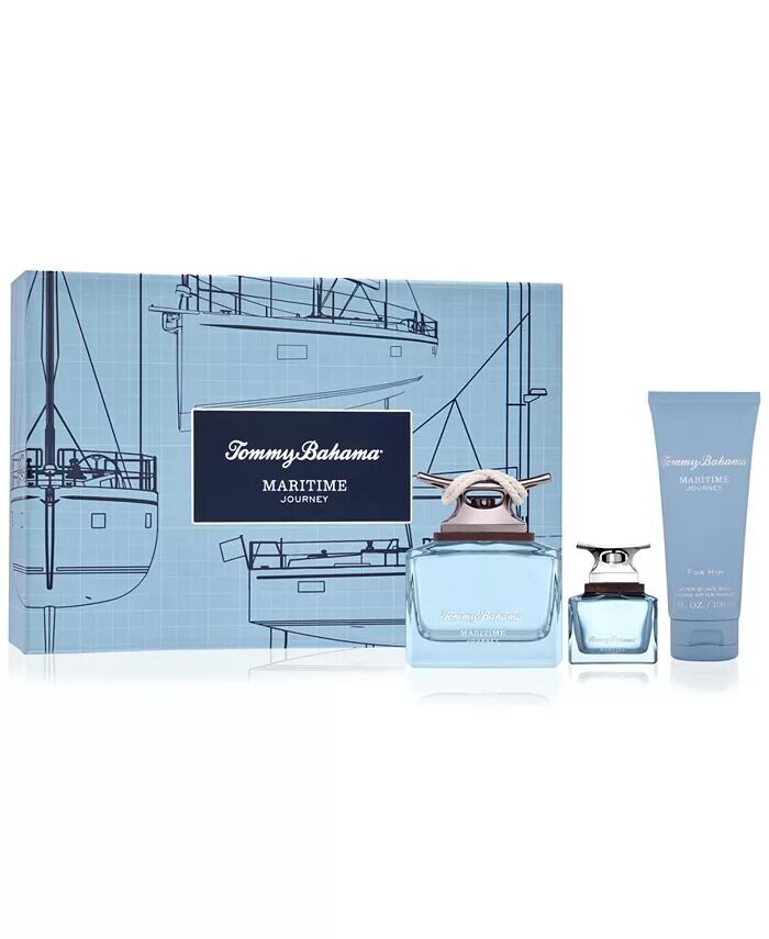 

Мужские 3 шт. Подарочный набор Maritime Journey Eau de Cologne Tommy Bahama