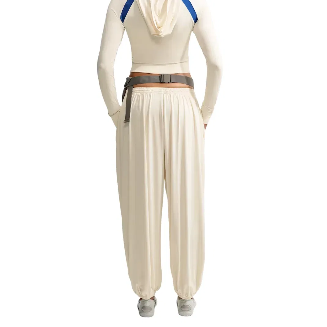 Женские брюки SKIMS Stretch Knit Pants 'Actv Ivory Cobalt' Nike, Actv Ivory/Cobalt — фото 3