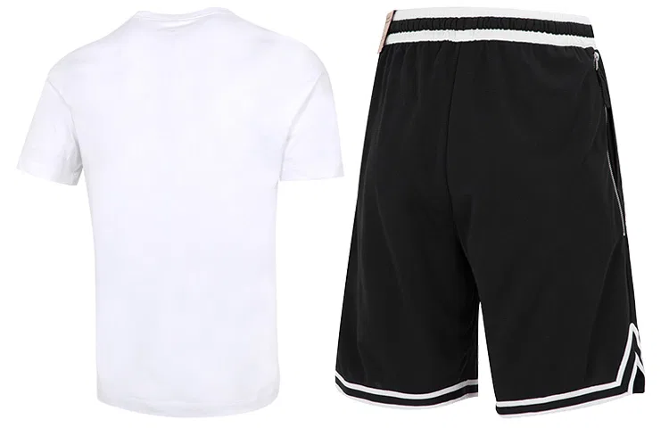Мужской комплект Nike Casual Sportswear, Белый/Черный — фото 3