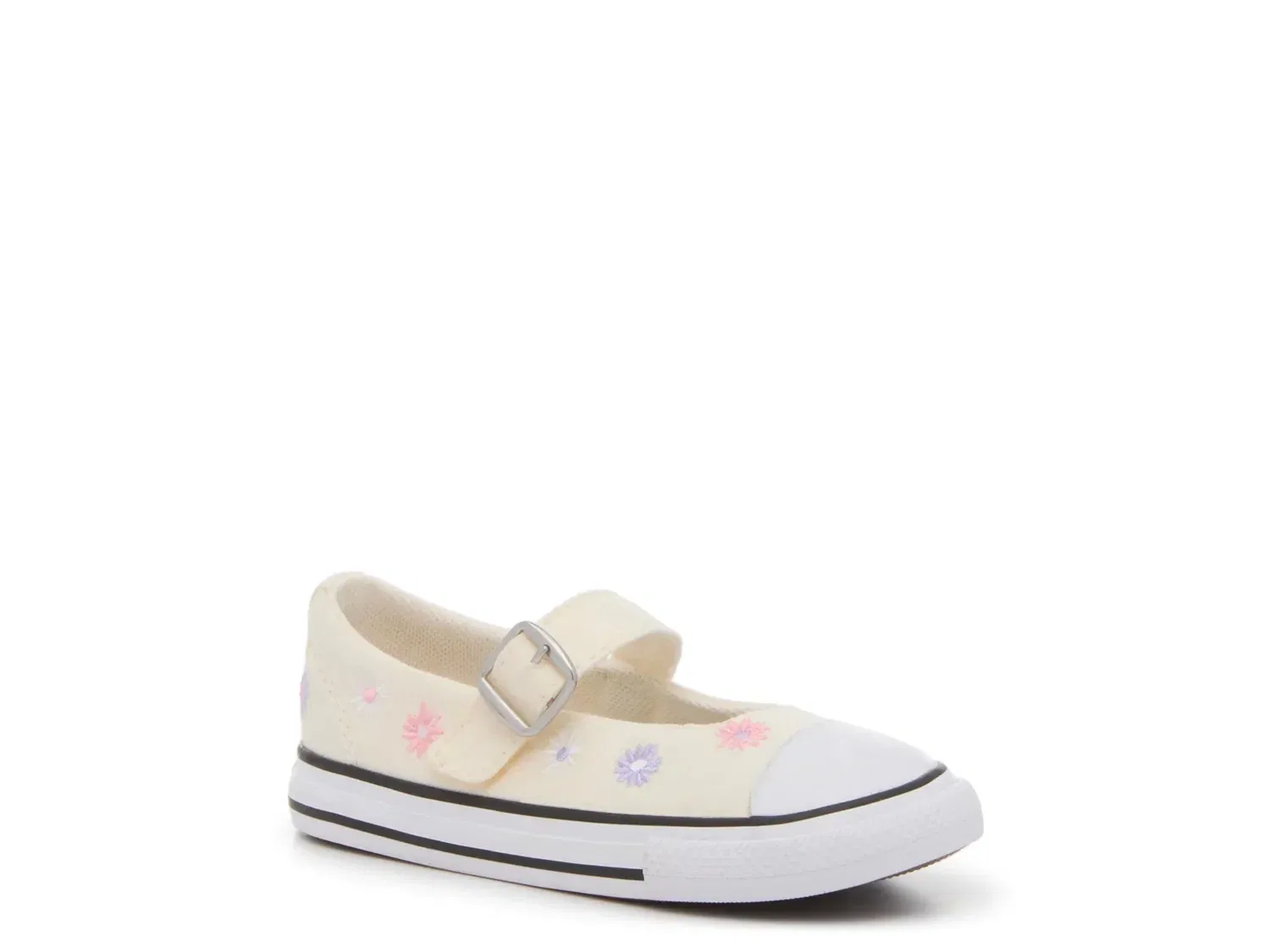 Кеды Mary Jane с вышивкой, Converse, цветочный принт