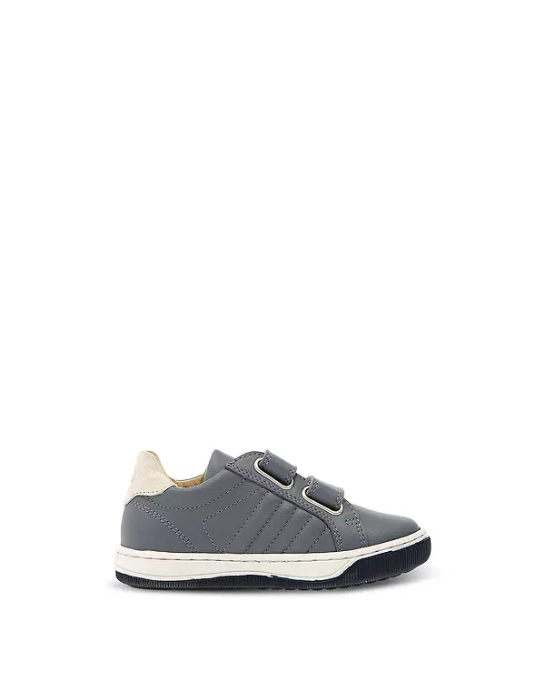 Детские кроссовки для мальчиков кожаные Nume Vl Sneakers Naturino, Celeste/White — фото 2
