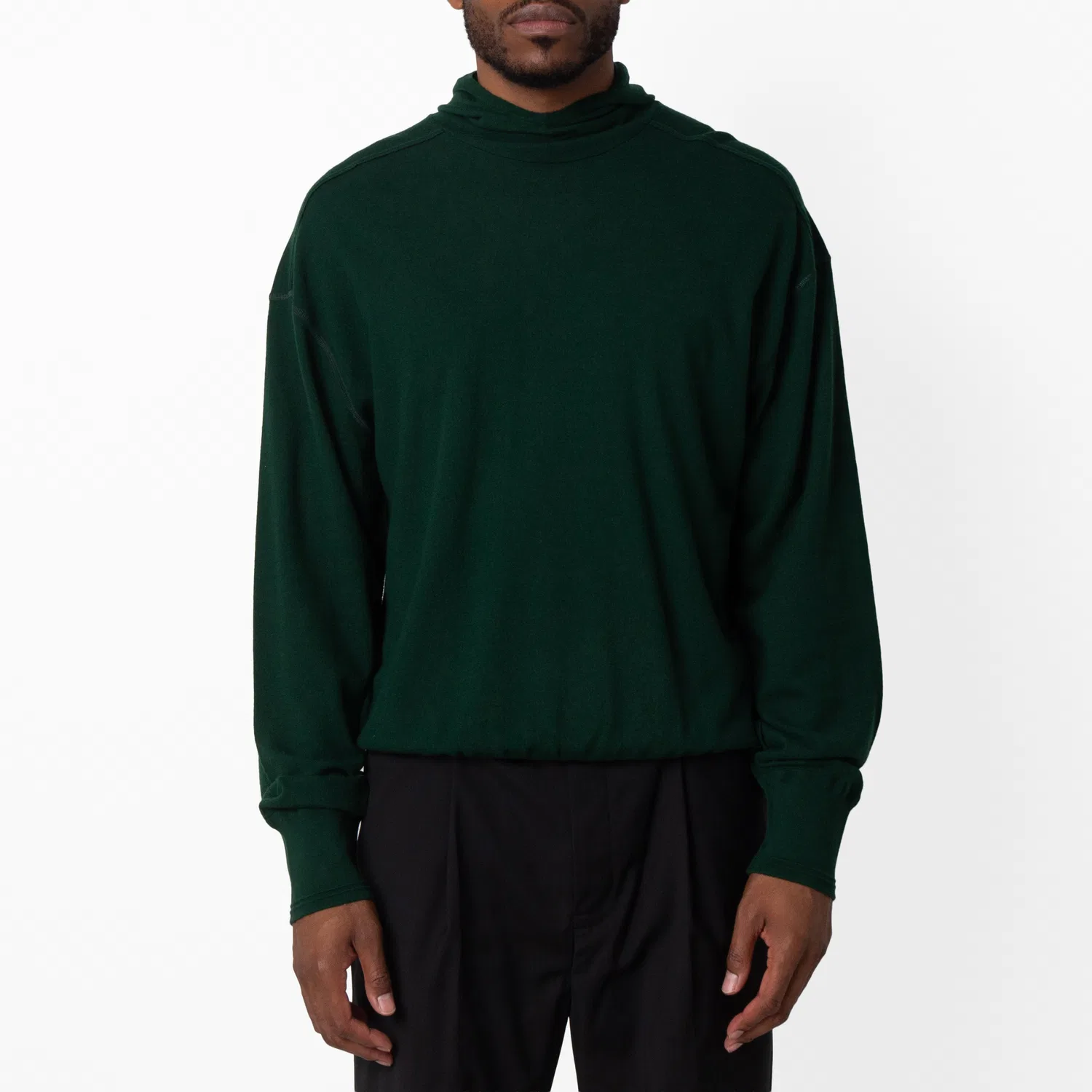 Худи из шерсти с вышивкой логотипа Logo-Embroidered Wool Hoodie Burberry, Ivy