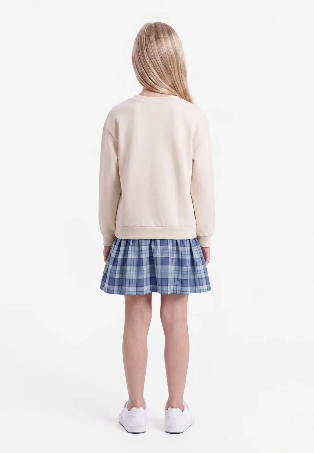 Спортивное платье Gap, Blue Plaid — фото 2