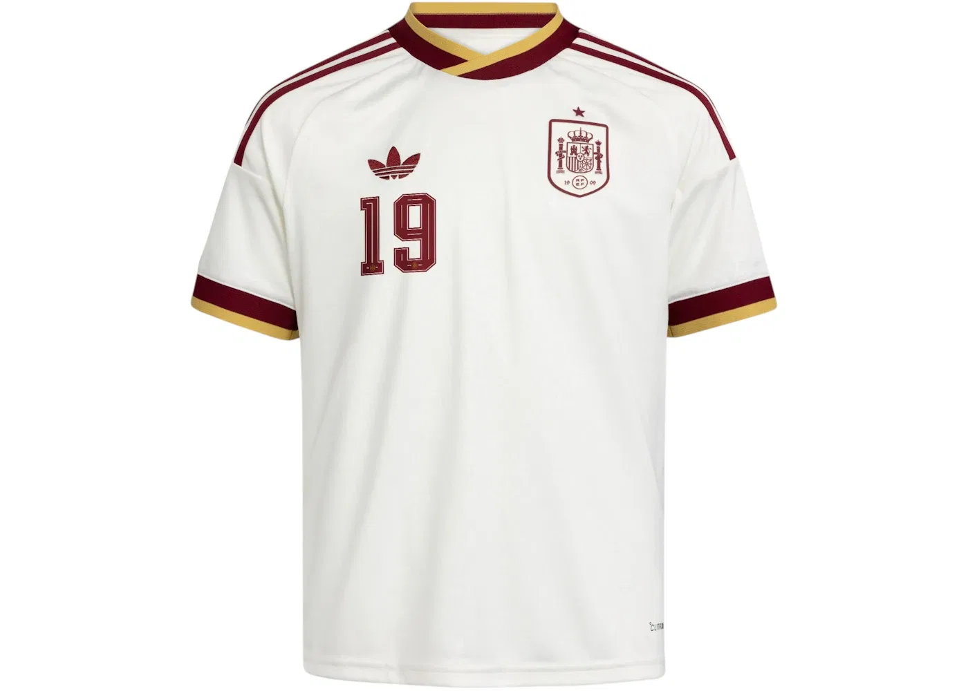 Детская футбольная форма с длинным рукавом Jersey Adidas, Off White
