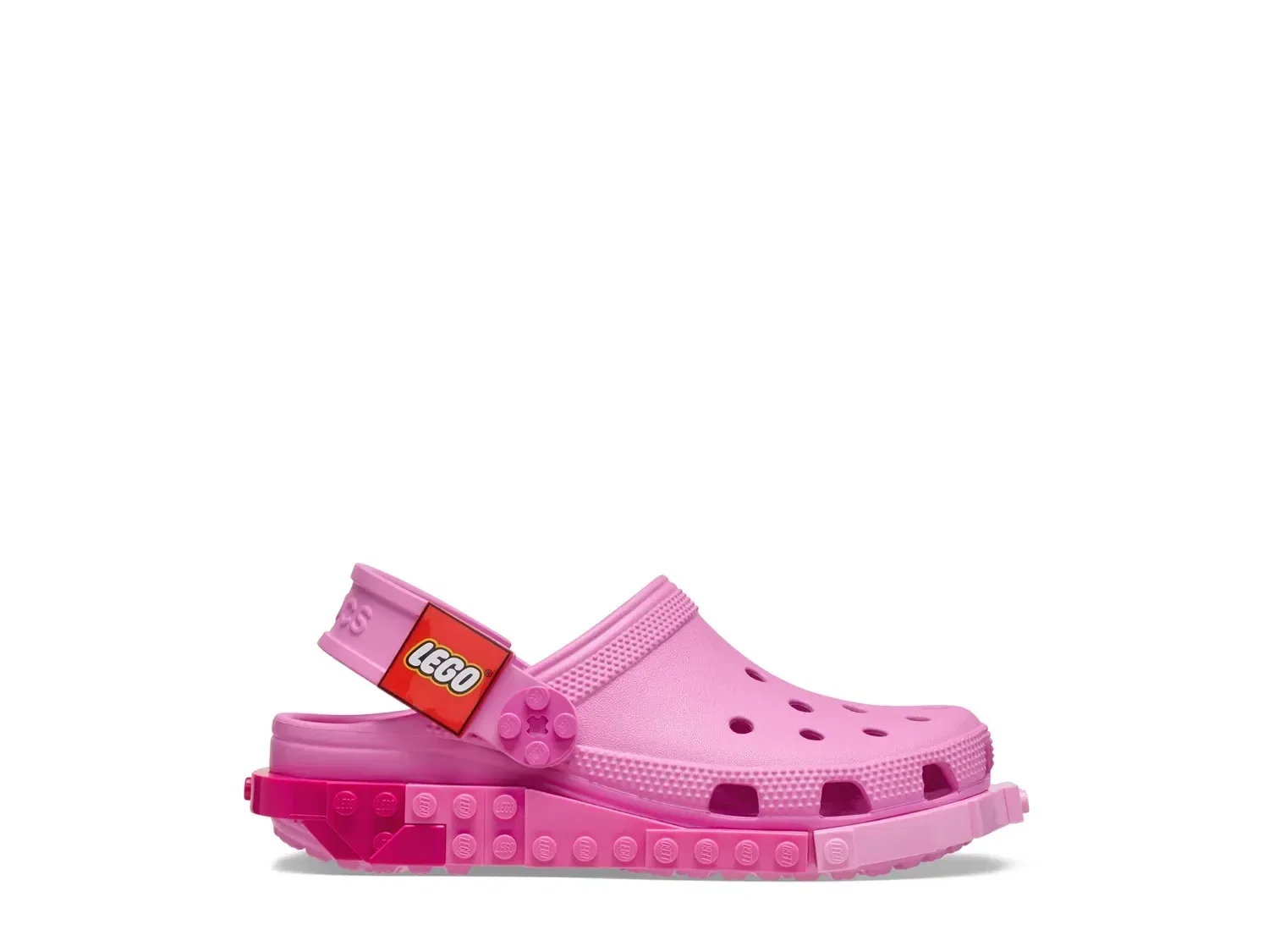 Клоги Crocs x LEGO 4LW System, розовый — фото 4