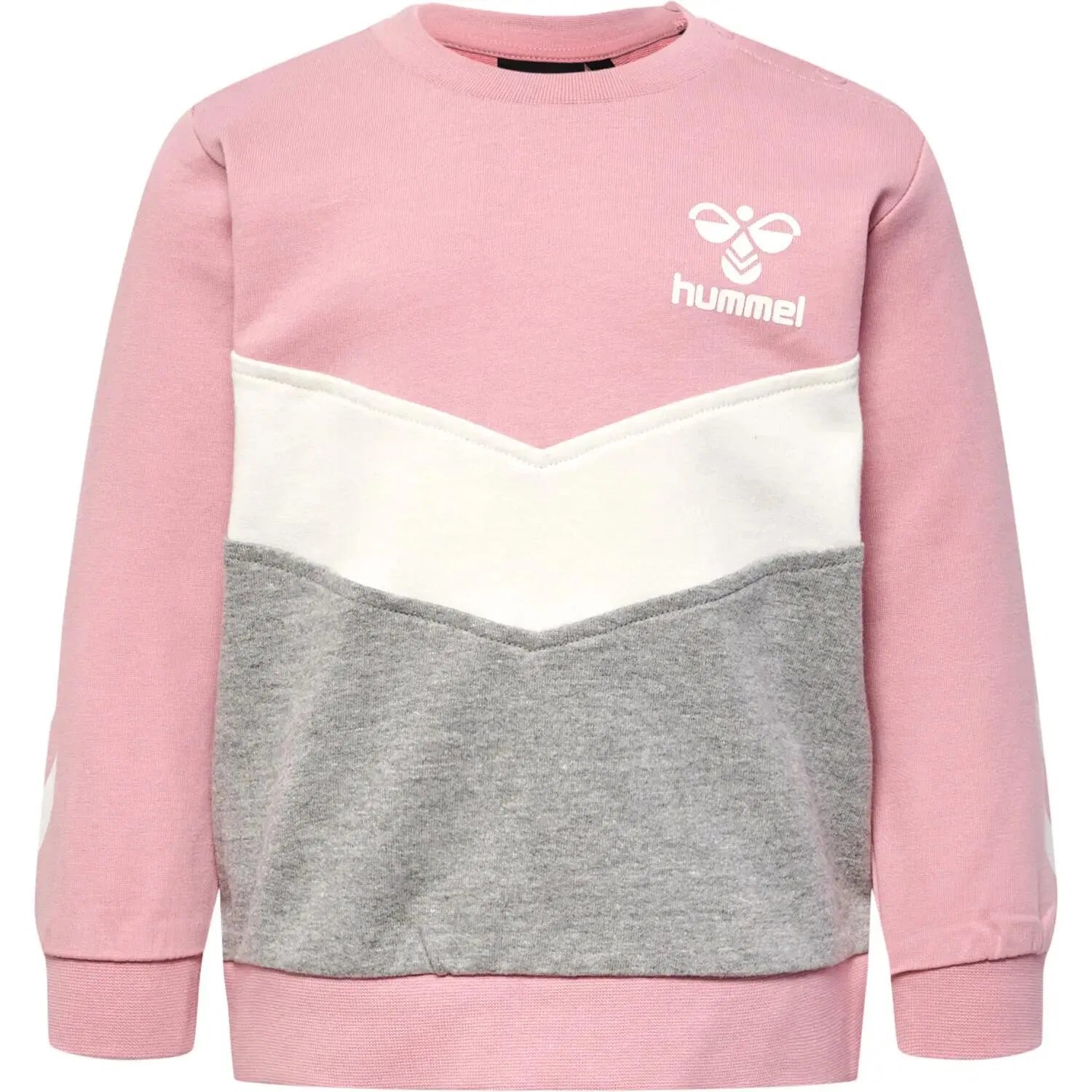 Детский свитшот из органического хлопка hmlSkye Hummel, Rosa / Pastellrosa / Bonbonrosa