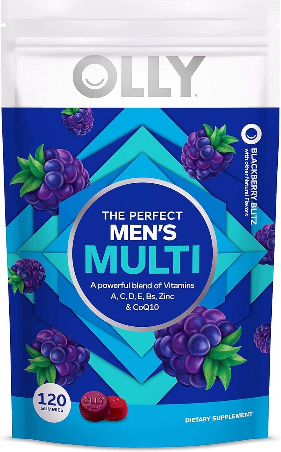 

Мультивитамины для мужчин Olly The Perfect Immune Support, 120 пастилок