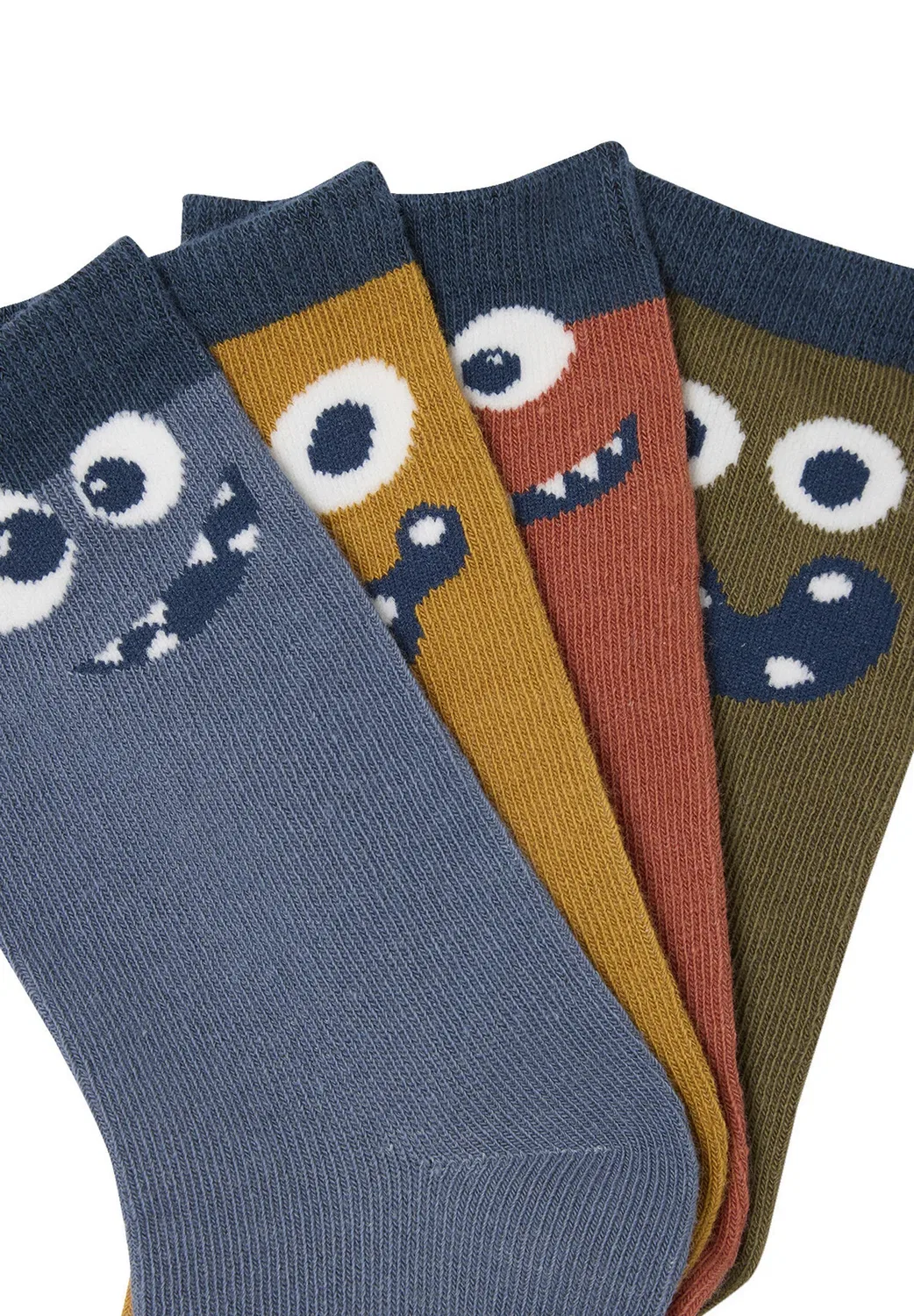 4Er-Pack socken monster, киндер - носки Vertbaudet, Blau — фото 2