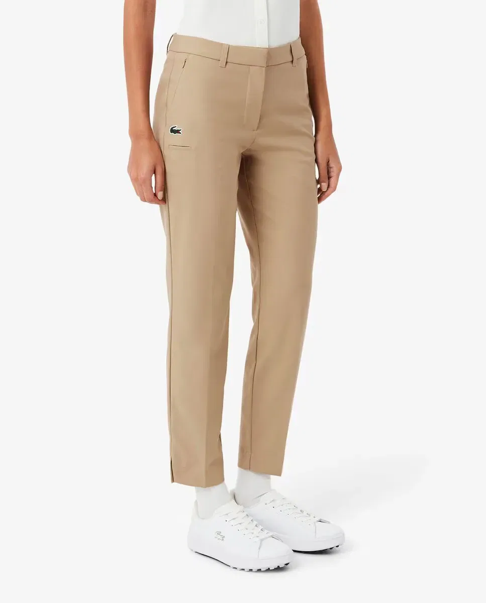 Брюки для гольфа Lacoste Ultra-Dry Beige — фото 4