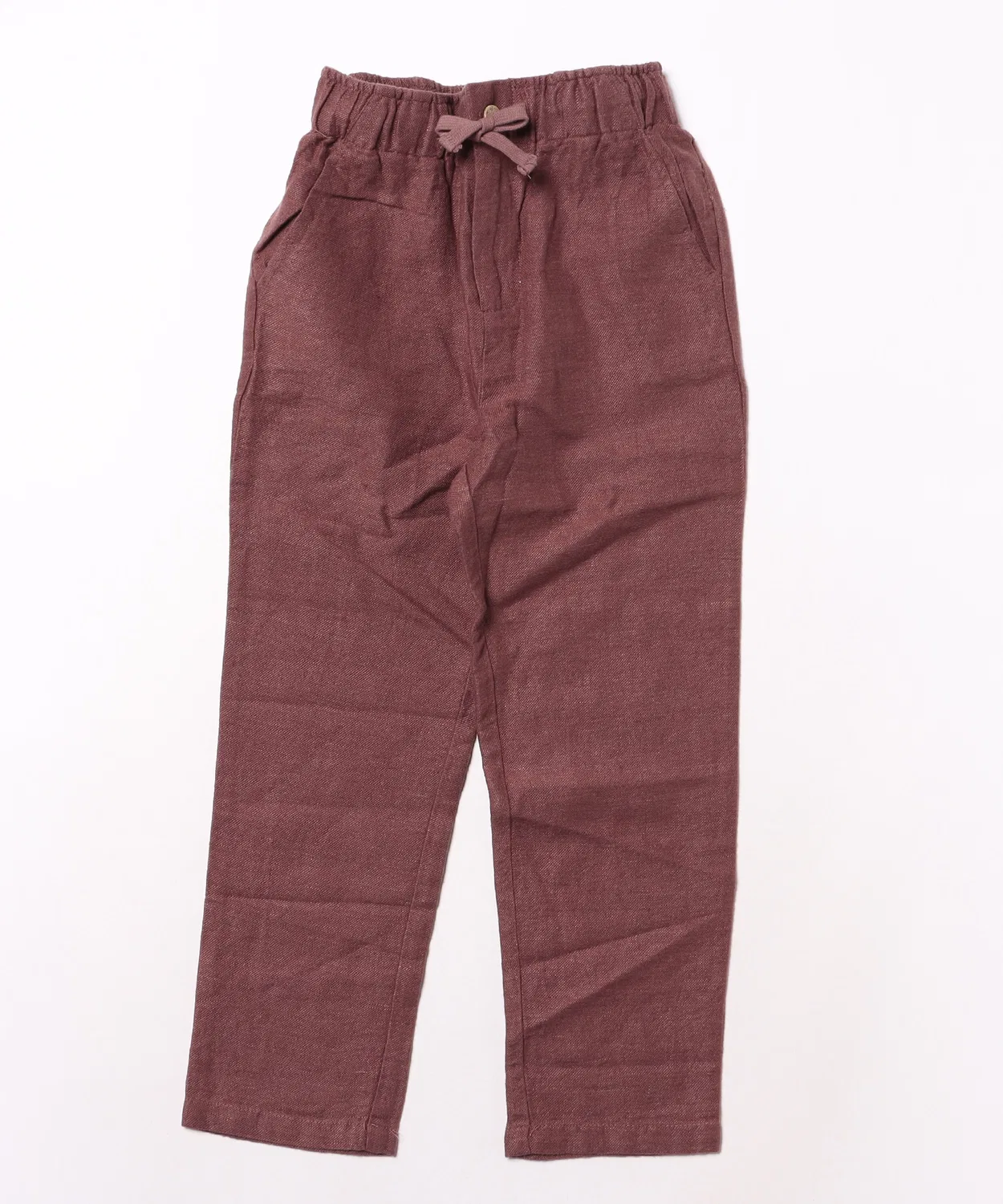 Детские классические брюки с утяжкой Rylee + Cru, Plum