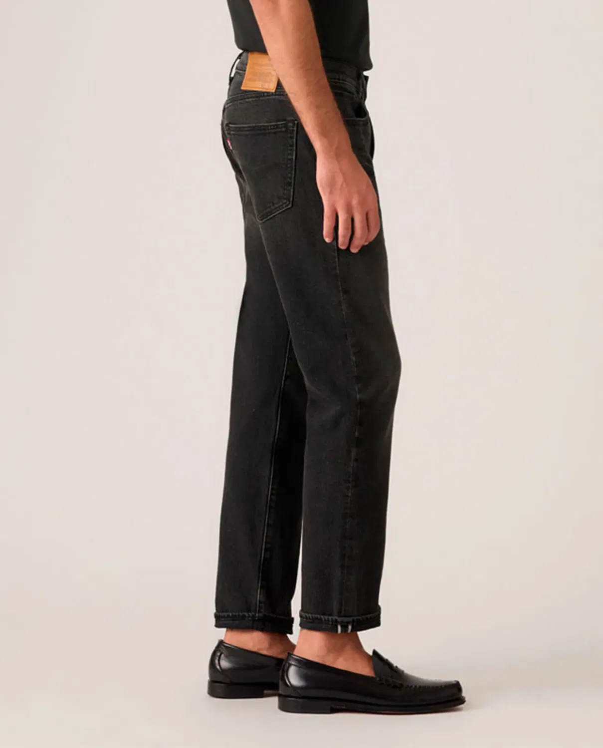 Мужские джинсы tapered 502 Taper Levi's, Серый Темный — фото 4