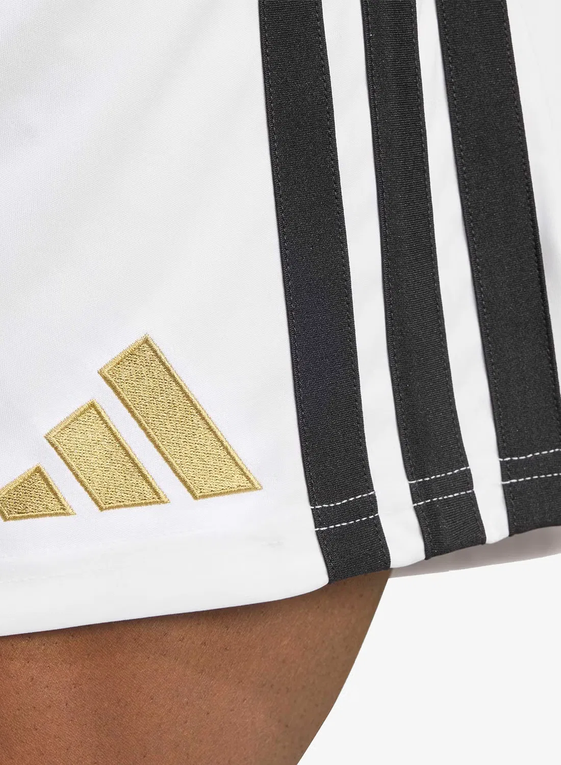 Шорты футбольные с технологией Climacool Juventus home Adidas, белый — фото 4