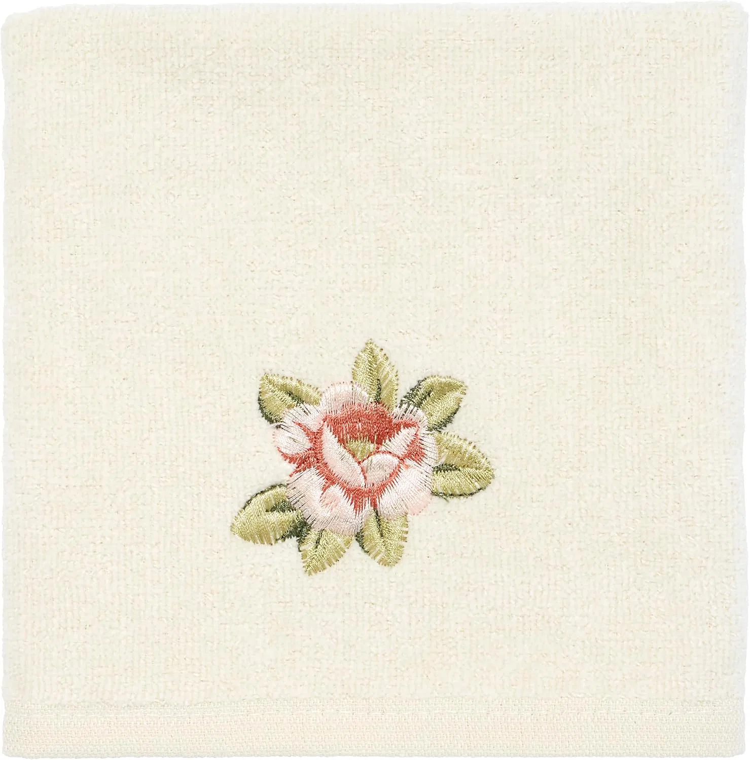 Махровая салфетка Avanti Linens Rosefan, 33x33 см, Ivory