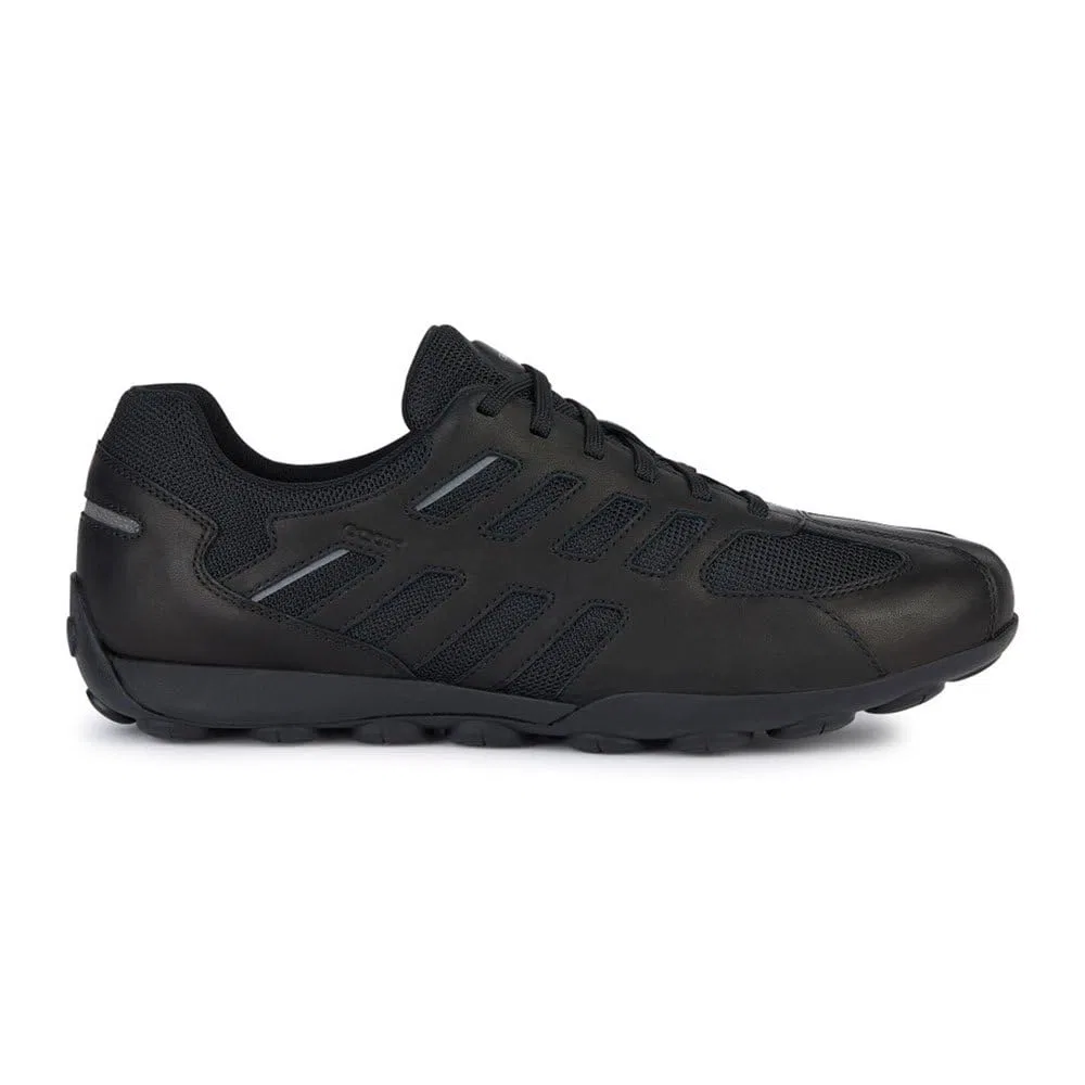 Детские кроссовки для мальчиков дышащие U Snake 2.0 A Geox, Black — фото 2