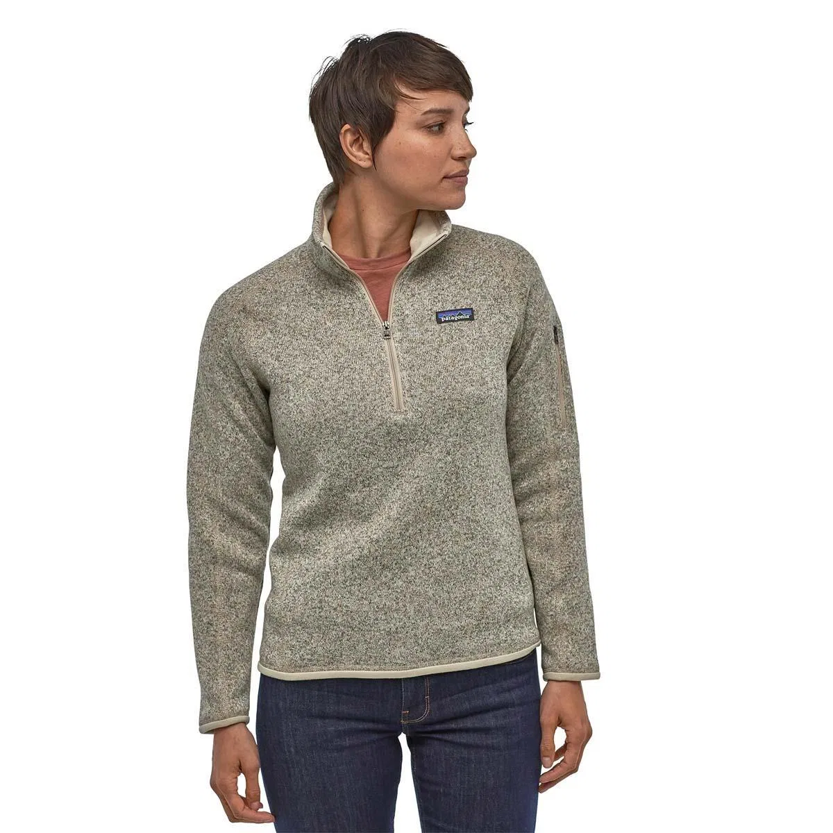 Флисовая кофта с четверть-молнией Better Sweater Patagonia, Pelican