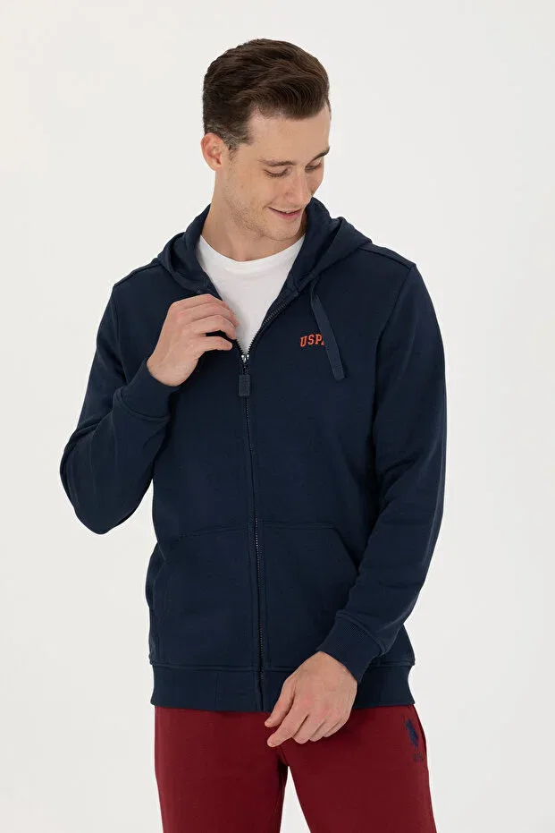 Мужской кардиган на молнии с капюшоном U.S. Polo Assn., 164809