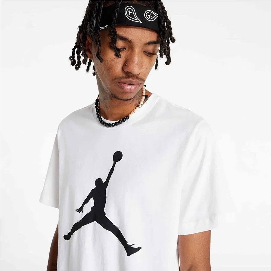 Мужская футболка с длинным рукавом Jordan Jumpman NBA Crew Nike, Белый — фото 2