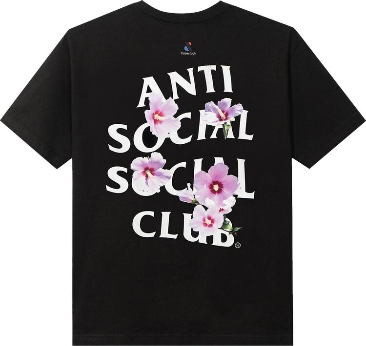 Футболка Anti Social Social Club x Case Study Mugunghwa Tee 'Black', черный — фото 3