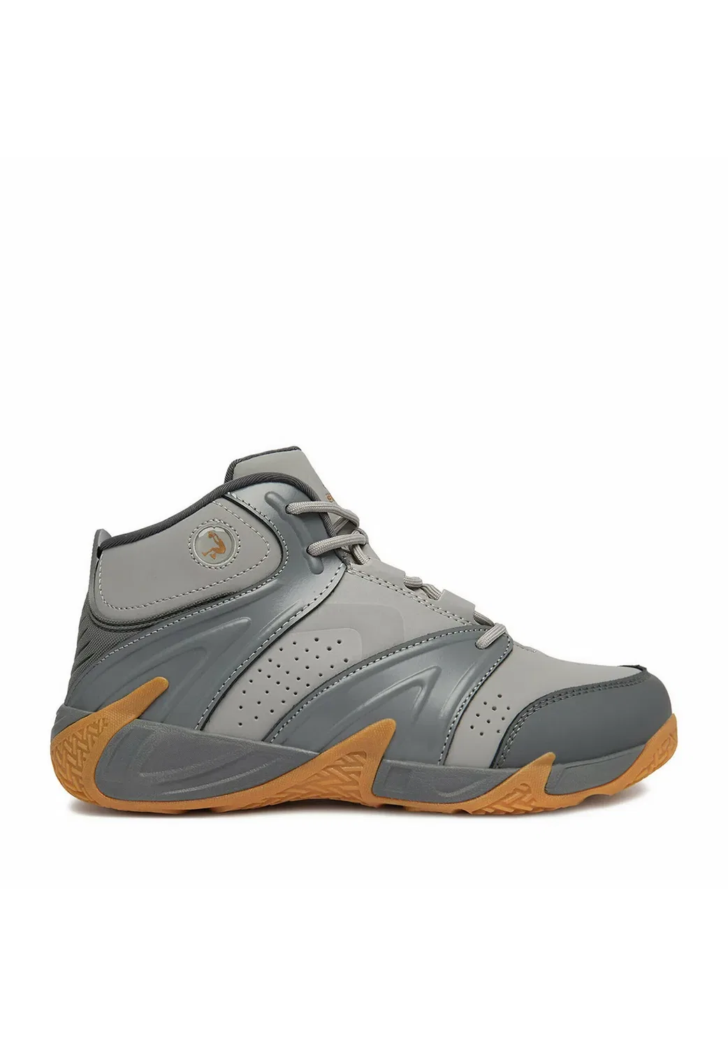 Детские баскетбольные кроссовки 5907964135197 - высокие кроссовки Shaq, Gray — фото 4