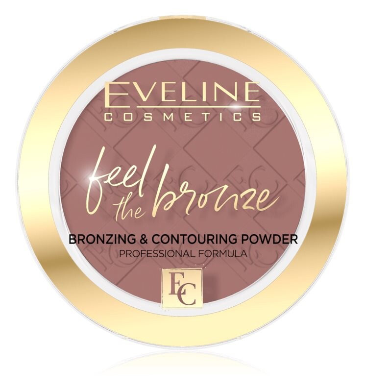 

Бронзирующая и контурирующая пудра Eveline Cosmetics Feel The Bronze, оттенок 02 Chocolate Cake 4 г