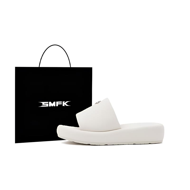 SMFK Скользоустойчивые шлепанцы женские Snow Mountain White, цвет Snow Mountain White-Shopping Bag Not Included — фото 3