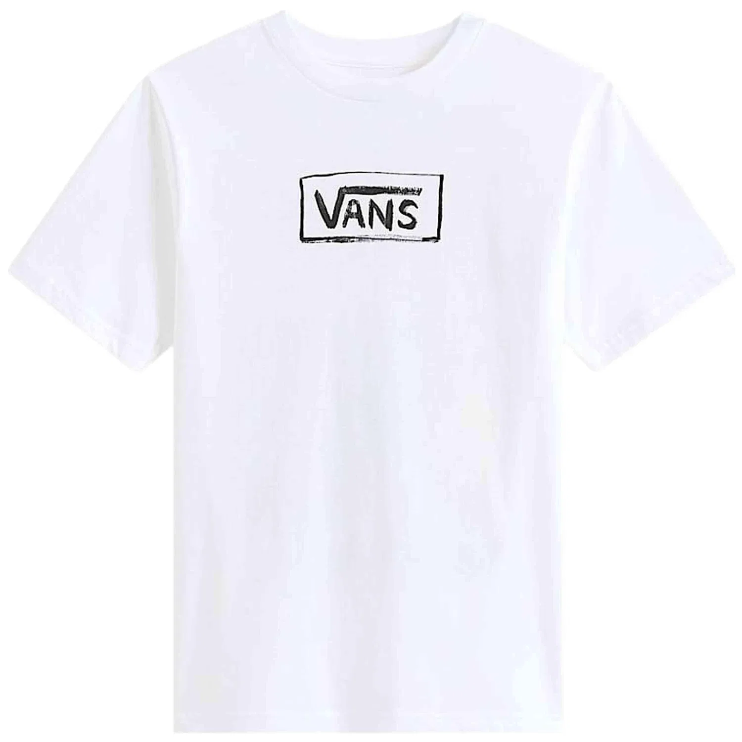 Детская хлопковая футболка Vans On Canvas SS White, Vans, Weiss
