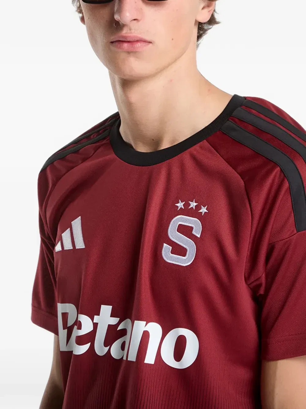 Футболка AC Sparta Prague Adidas, красный — фото 4