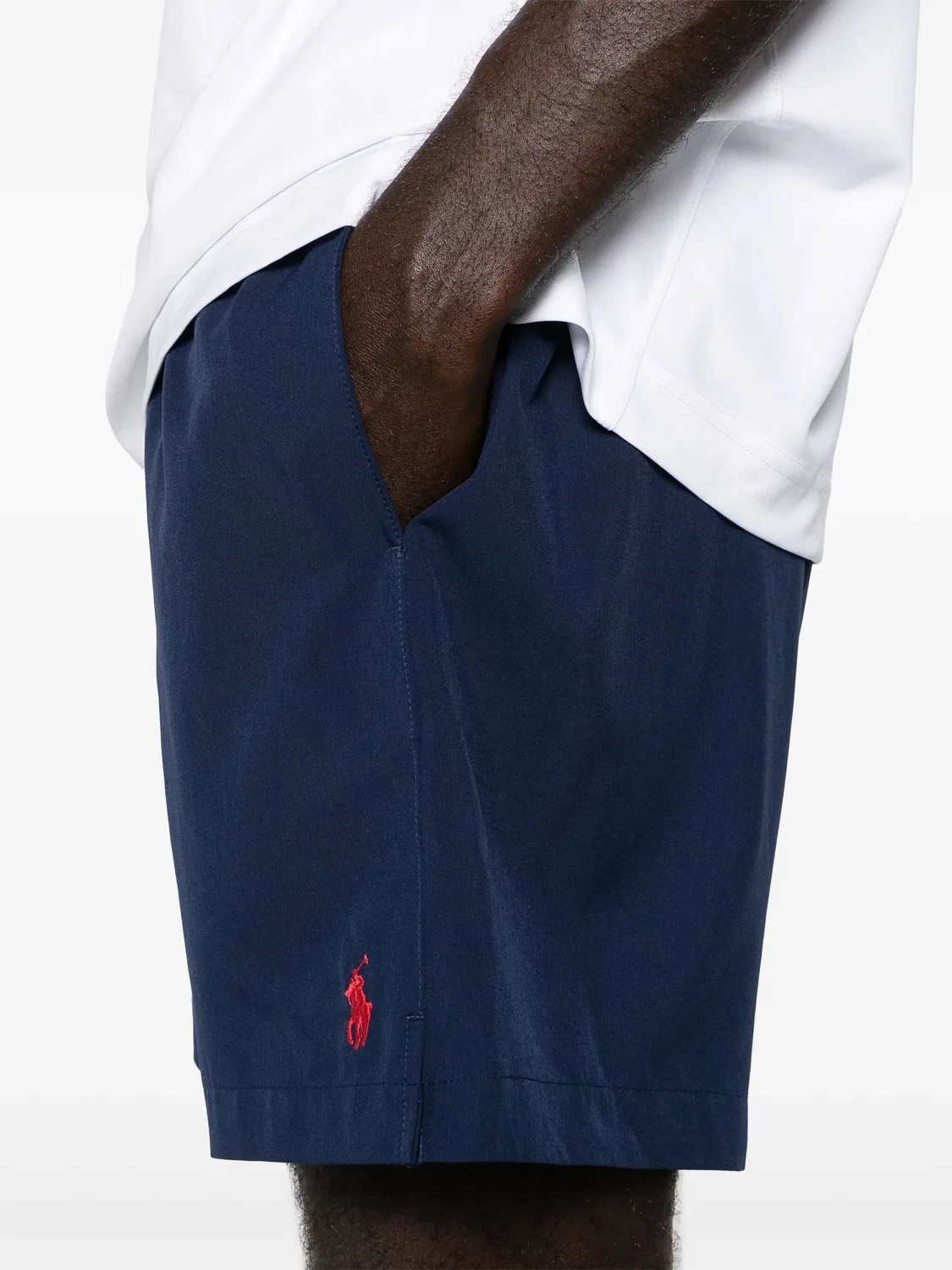Шорты для бега с завязкой Polo Pony Polo Ralph Lauren, синий — фото 3