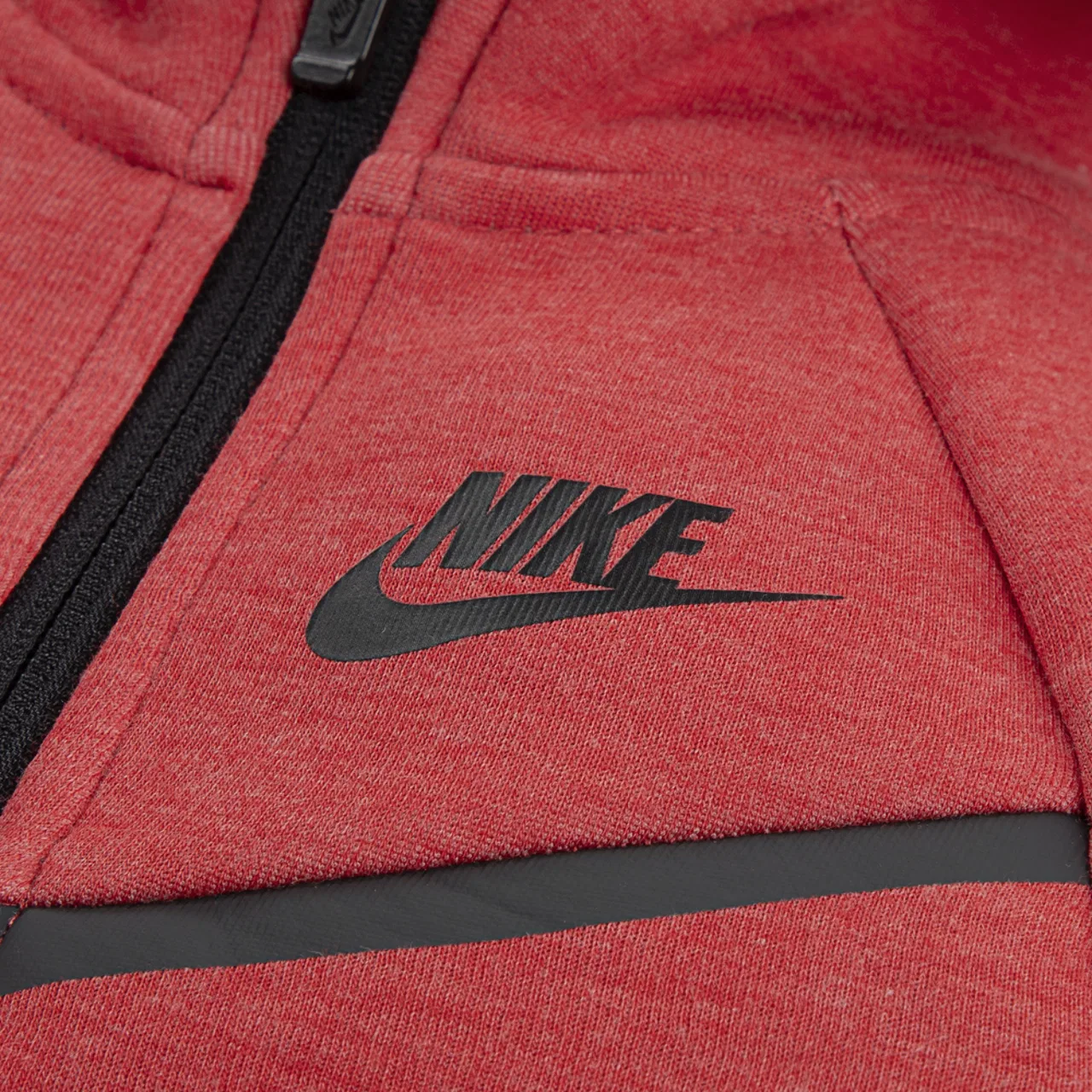 Детский спортивный костюм Ib Tech Fleece Full Zip Nike, черный/красный — фото 4