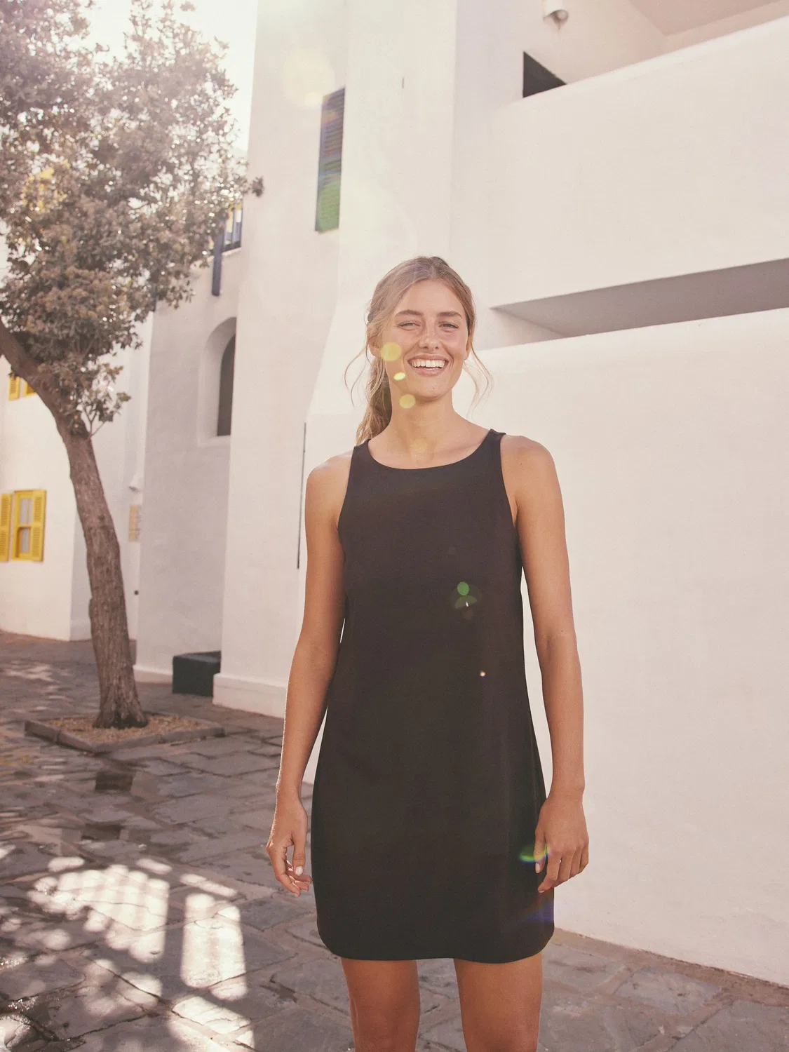 Платье-футляр Jersey Shift Dress Next, шоколадно-коричневый — фото 2