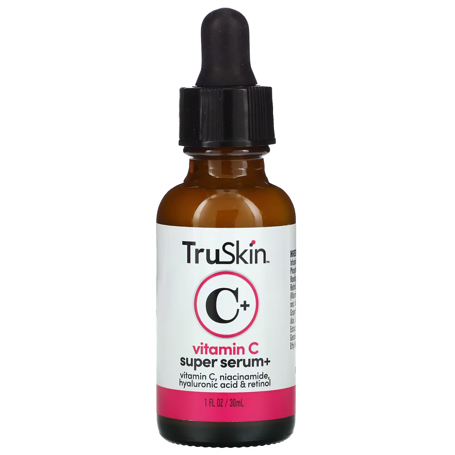 

TruSkin, Vitamin C Super Serum +, 1 жидкая унция (30 мл)