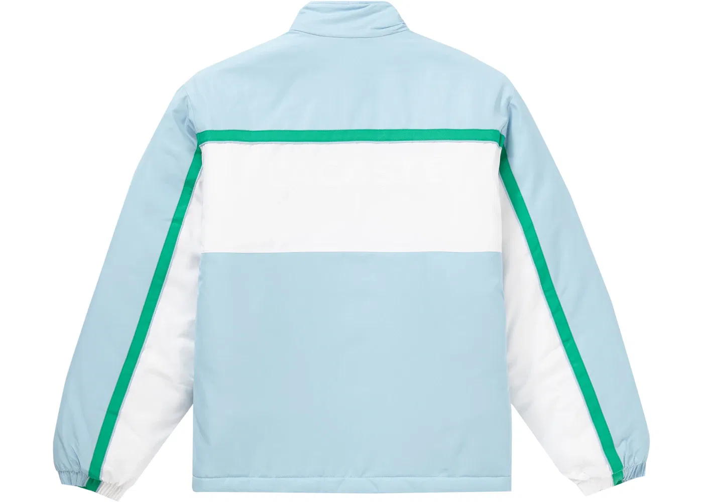 Мужская куртка-пуховик с полузастежкой-молнией Supreme LACOSTE, Light Blue — фото 2