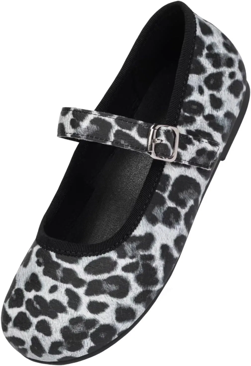 Детские туфли Мэри Джейн для девочек Frank Mully, Leopard Blue — фото 3