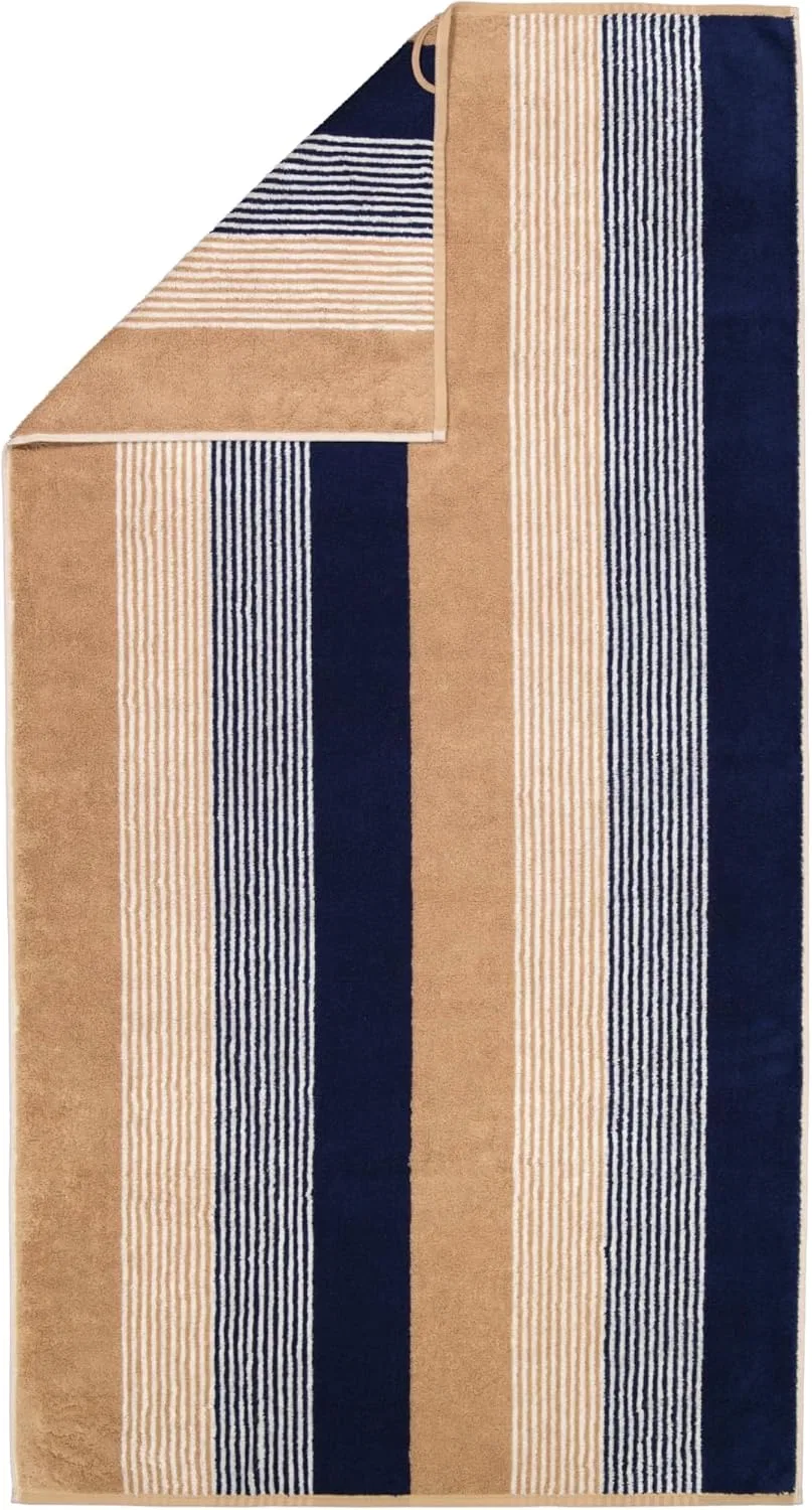Полотенца для рук Coast Repeat, Cawö, 31 шт., 70x140 см, Navy Natural — фото 3