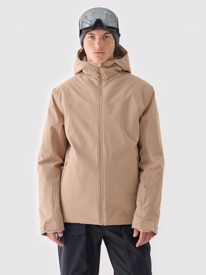 

4F Куртка для катания на лыжах/сноуборде светло-коричневого цвета