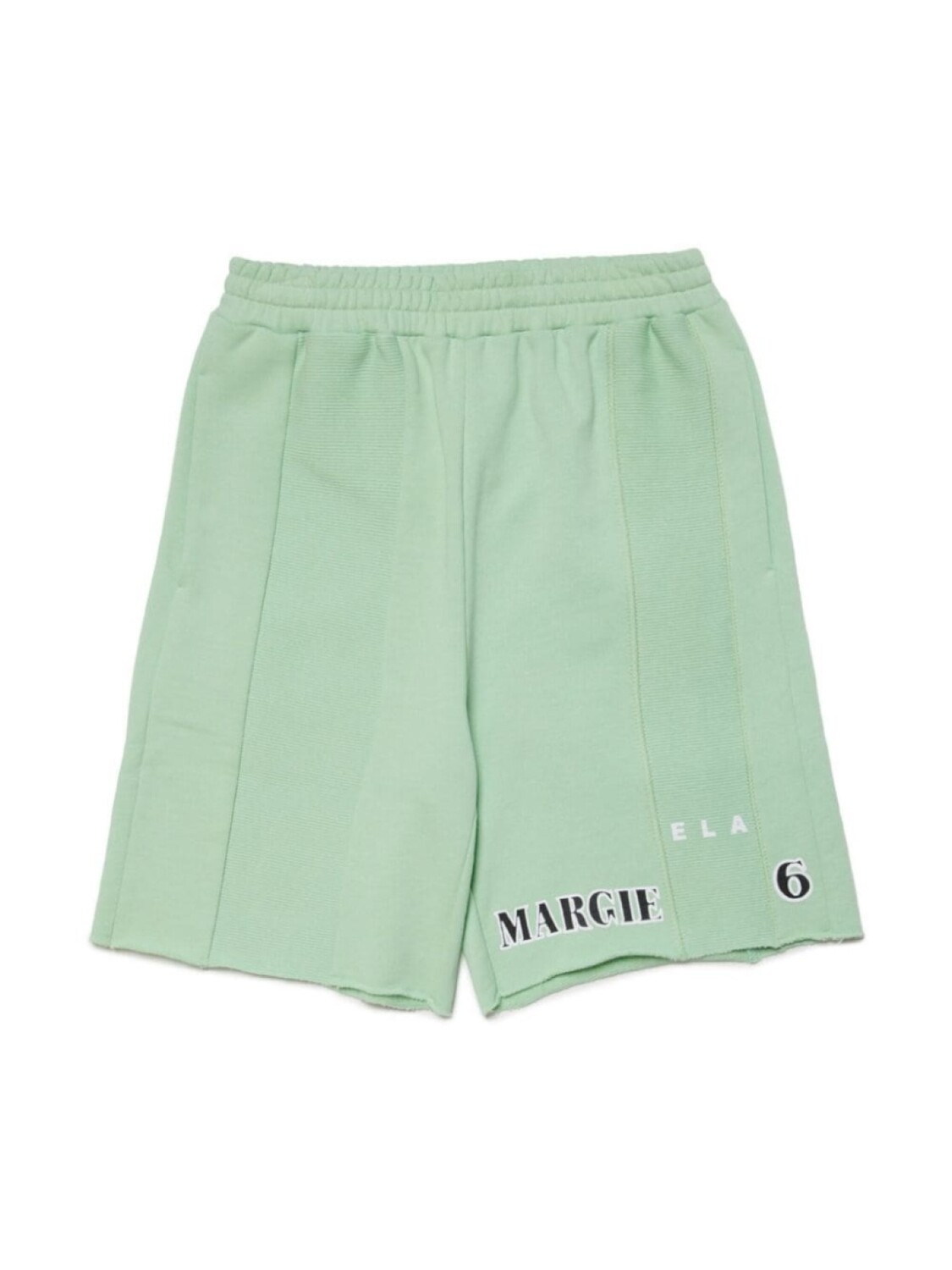 

MM6 Maison Margiela Kids шорты с принтом, зеленый