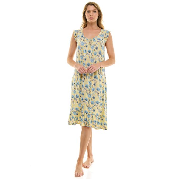 

Миниатюрная ночная рубашка-майка Croft & Barrow, цвет nadia tonal floral btr