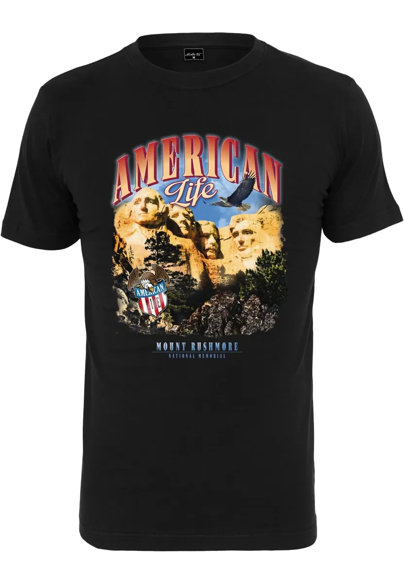 

Футболка Mister Tee "Мужская футболка Mister Tee American Life Mount Rushmore Tee" Mistertee, черный
