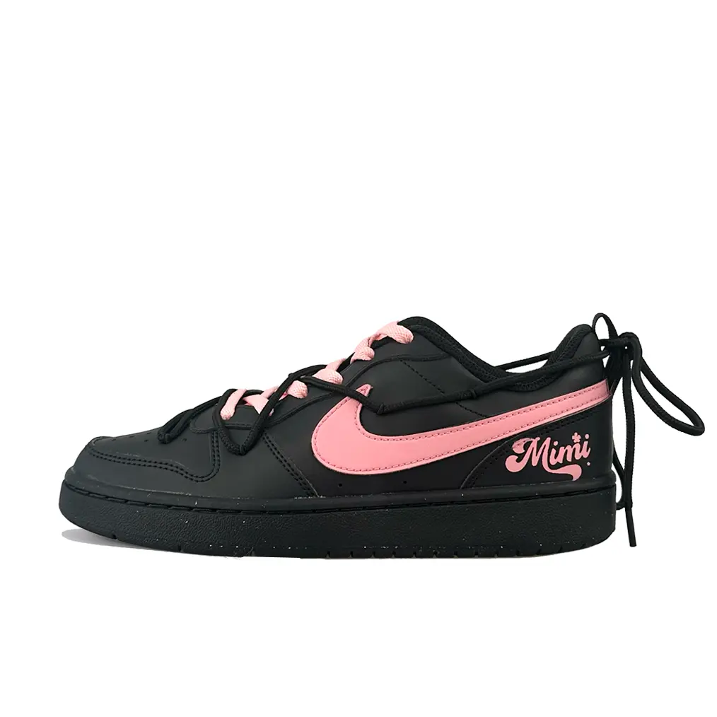 

Кроссовки Nike Court Borough Kids' Skateboarding Shoes Grade School, черный