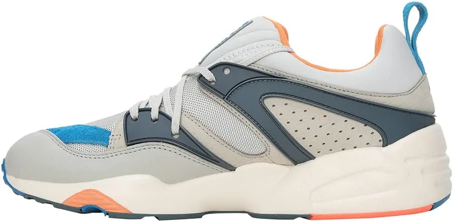 Кроссовки Puma Blaze of Glory в стиле ретро для взрослых и унисекс, Grey Violet Harbor Mist Mykonos Blue — фото 2