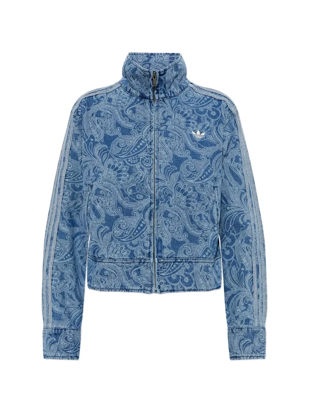 Куртка-олимпийка Adidas Liberty London Firebird из денима, синий