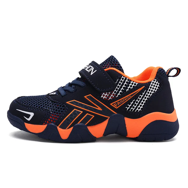 Детские повседневные кроссовки VENICEW, Dark Blue Orange