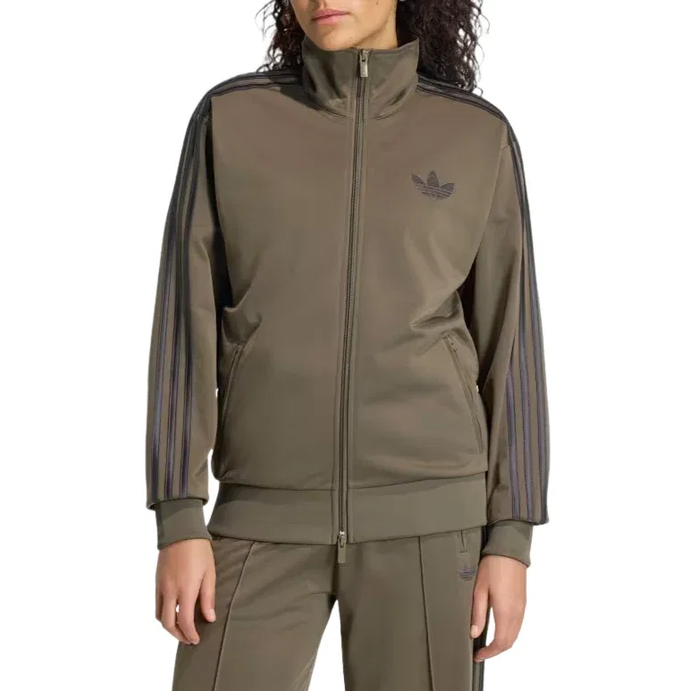 Женская куртка Firebird Track Top Loose Asia Sizing 'Focus Olive' adidas, Focus Olive — фото 3