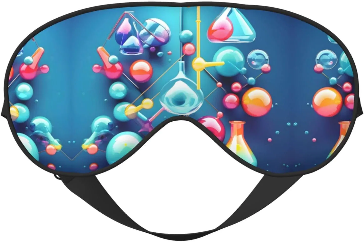 Маска для сна Abstract 3D, SSIMOO, 1 шт, Black